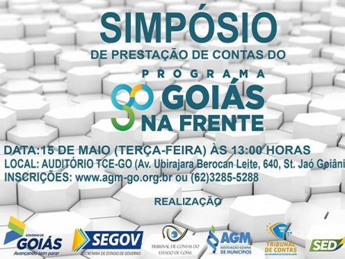 Participe do I Simpósio sobre Prestação de Contas do Programa Goiás na Frente