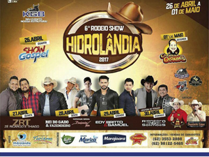 ?6º Rodeio Show agita Hidrolândia e região Metropolitana