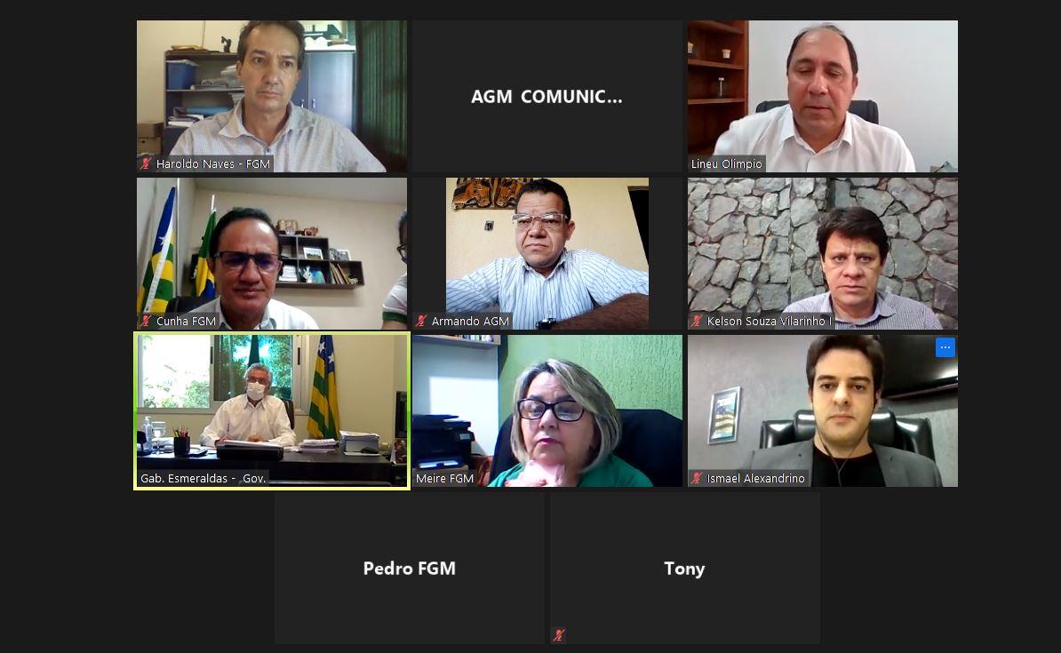 Governador participa de videoconferência com AGM e FGM nesta terça (09)