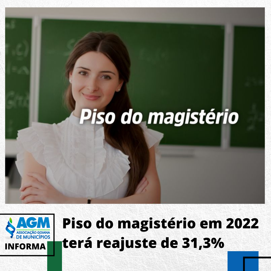 Piso do magistério em 2022 terá reajuste de 31,3%