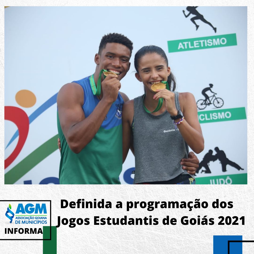 Definida a programação dos Jogos Estudantis de Goiás 2021