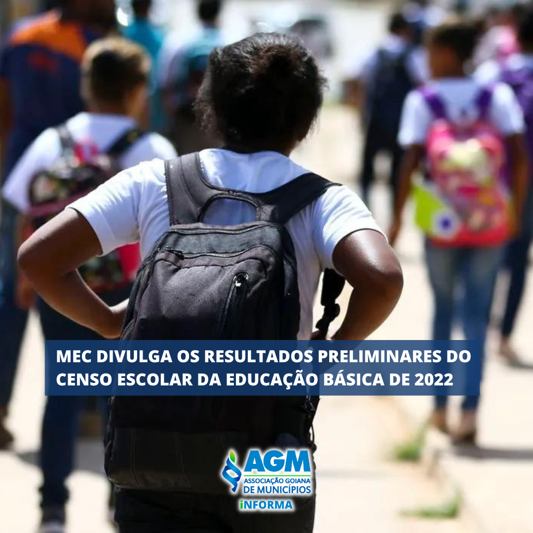 MEC divulga os resultados preliminares do Censo Escolar da Educação Básica de 2022
