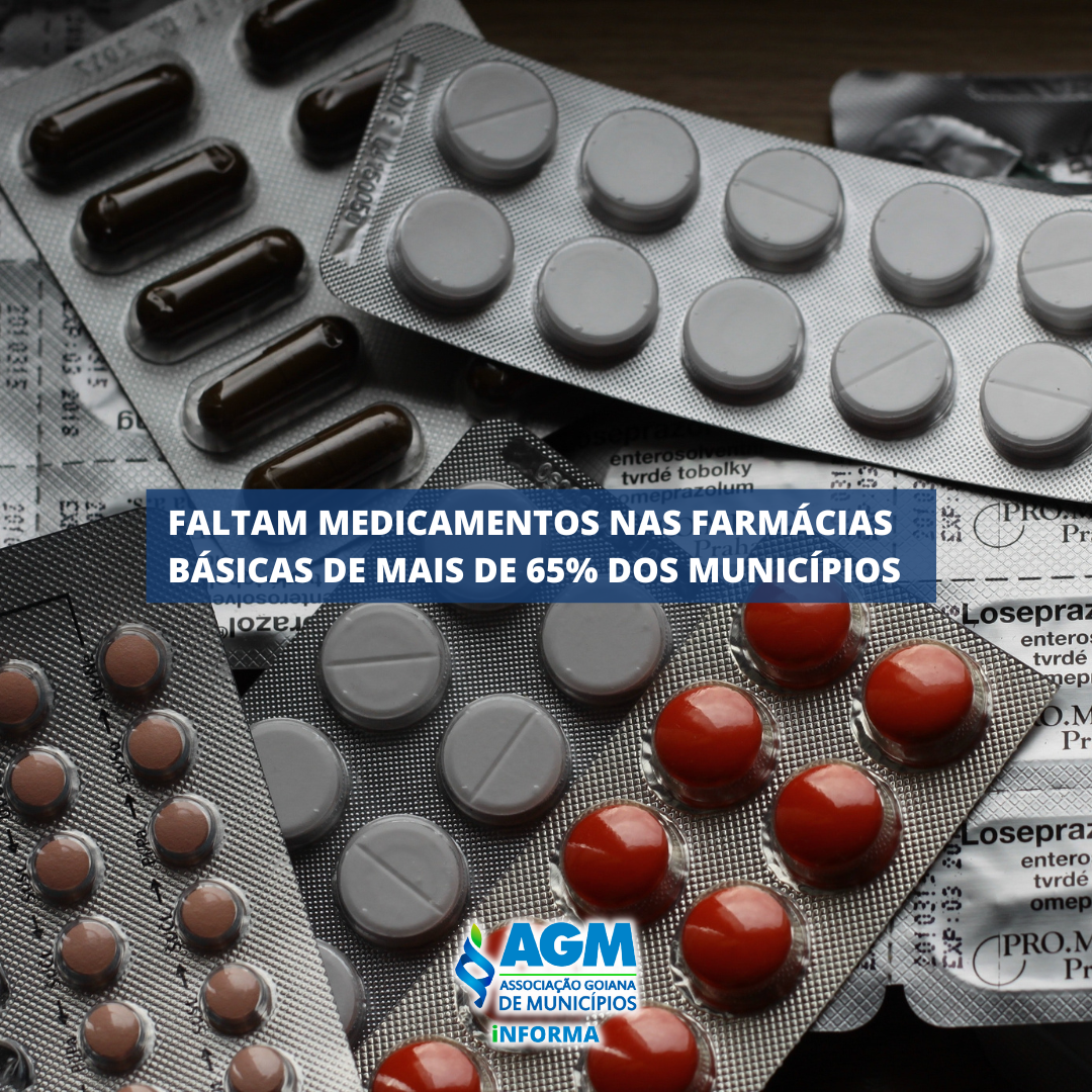 Faltam medicamentos nas farmácias básicas de mais de 65% municípios