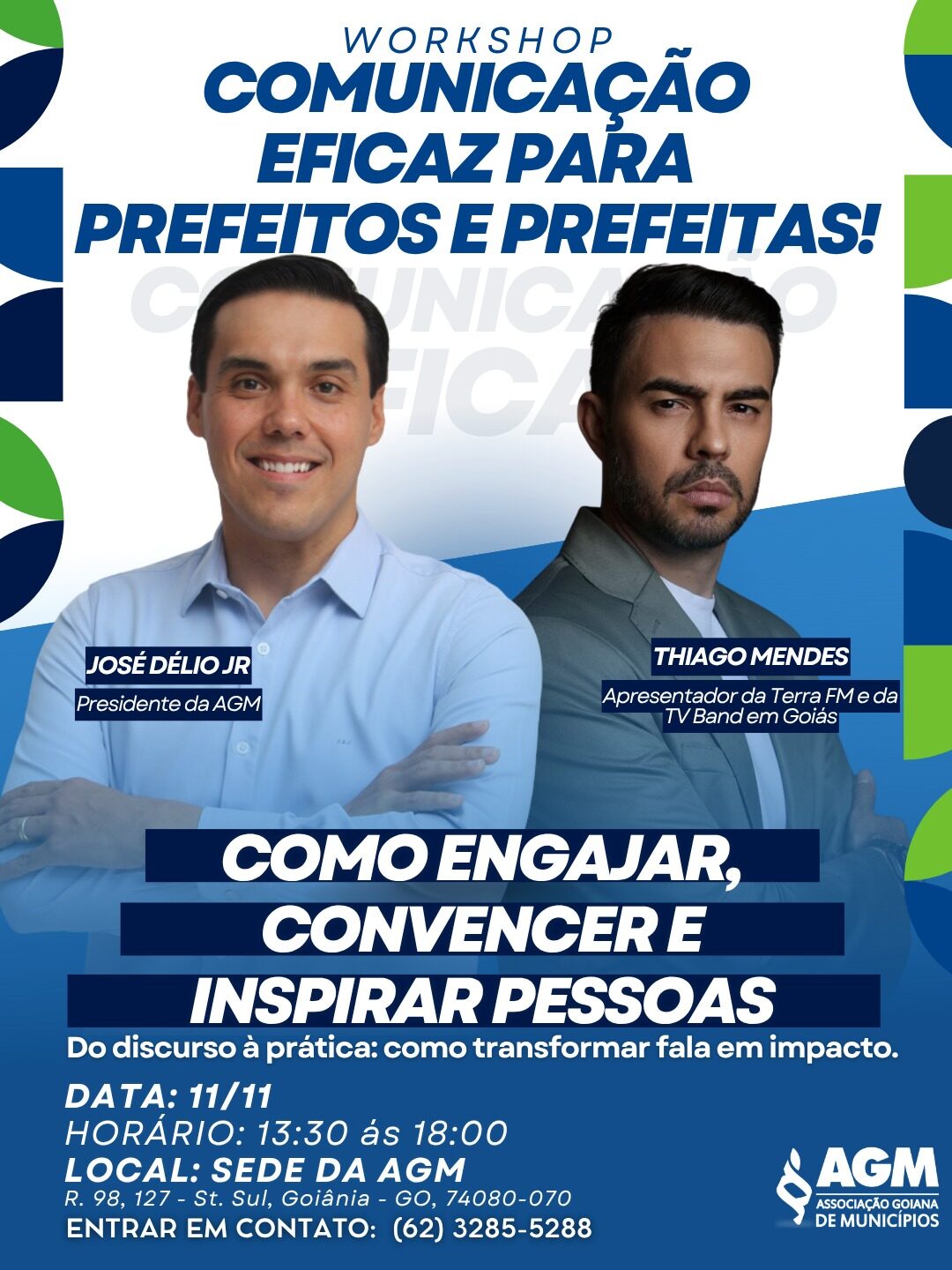 Workshop em Goiânia ensina comunicação eficaz para prefeitos e prefeitas: participe e transforme sua gestão!