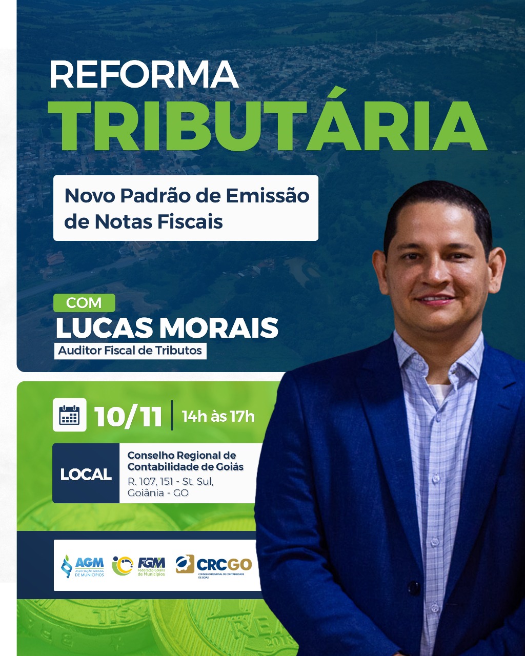 AGM, FGM e CRCGO unem forças para orientar municípios sobre a Reforma Tributária