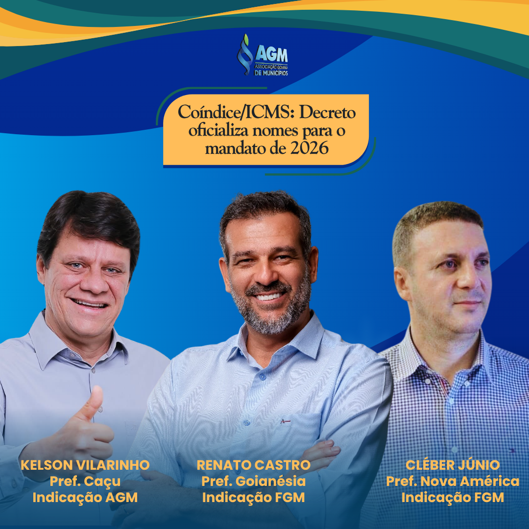 Coíndice/ICMS: Decreto oficializa nomes para o mandato de 2026